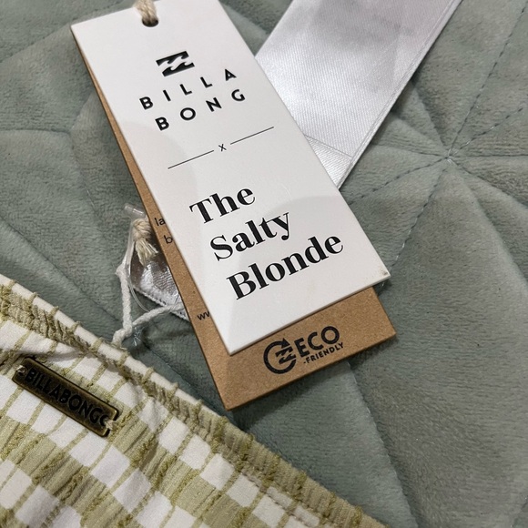 NWT Billabong meet your matcha THREE piece bikini - Picture 7 of 15